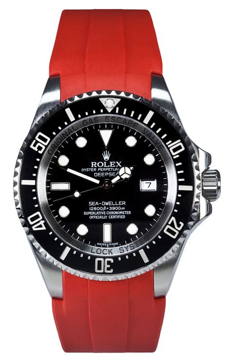 red rubber b strap for rolex|rolex submariner rubber strap price.